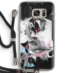 Camouflage de sommeil: Samsung Galaxy S7 Transparant Hoesje met koord