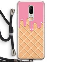 Ice cream: OnePlus 6 Transparant Hoesje met koord Ice cream: OnePlus 6 Transparant Hoesje met koord