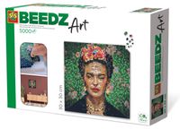 SES Creative strijkkralen Beedz Art Frida Kahlo junior 8-delig