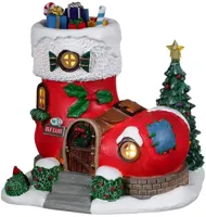 Lemax no. 3 elf lane verlicht kerstdorp tafereel Santa&apos;s Wonderland 2022