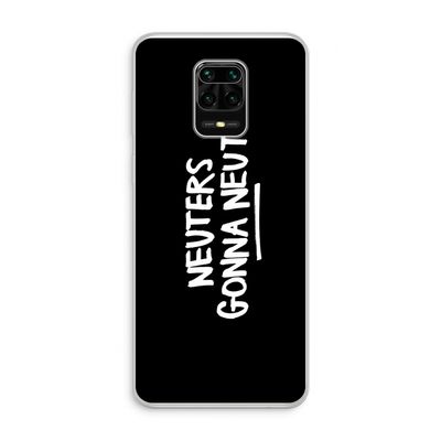 Neuters (zwart): Xiaomi Redmi Note 10 Lite Transparant Hoesje