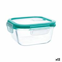 Hermetische Lunchtrommel Quid Ciclon Turkoois Glas 800 ml (12 Stuks) - thumbnail