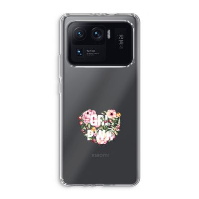 GRL PWR Flower: Xiaomi Mi 11 Ultra Transparant Hoesje