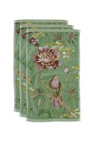Pip Studio Gastendoek Set/3 Secret Garden Groen 30X50cm