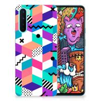 OnePlus Nord | TPU Hoesje | Blokken Kleurrijk