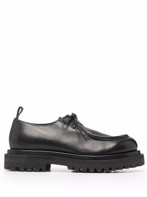 Officine Creative derbies en cuir de veau poli - Noir