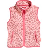 Playshoes fleece vestje Leo lichtroze Maat - thumbnail