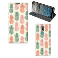 Nokia 2.4 | Flip Style Cover | Ananas
