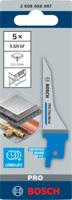 Bosch Accessoires PRO Thin Metal S325GF zaagblad | 1 |25 x 7 x 85 mm | 5-delig - 2608658987 Bosch Accessoires PRO Thin Metal S325GF zaagblad | 1 |25 x 7 x 85 mm | 5-delig - 2608658987