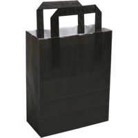 Tas | Papier | platte handgreep | 18x 8x22cm | draagtas | zwart | 250 stuks