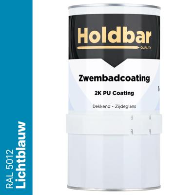 Holdbar Zwembadcoating Lichtblauw (RAL 5012) 1 kg Holdbar Zwembadcoating Lichtblauw (RAL 5012) 1 kg