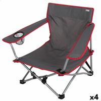 Inklapbare campingstoel Aktive (4 Stuks)
