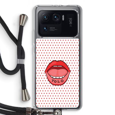 Yolo Denise: Xiaomi Mi 11 Ultra Transparant Hoesje met koord