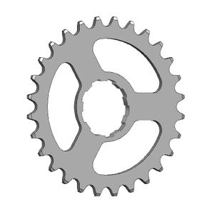 Esjot tandwiel Enviolo/Nuvinci 1/2x1/8 vlak 24T