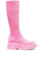 Camper bottes à plateforme 70 mm - Rose