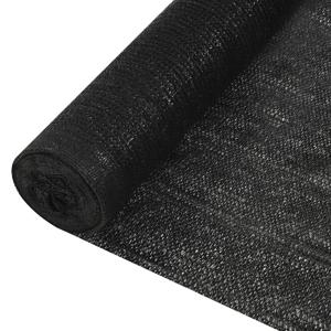 VidaXL Privacynet 195 g/m² 1,2x10 m hdpe zwart