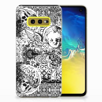 Silicone Back Case Samsung Galaxy S10e Skulls Angel