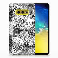 Silicone Back Case Samsung Galaxy S10e Skulls Angel