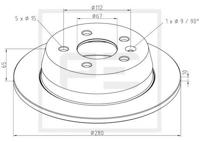 Pe Automotive Remschijven 016.655-00A - thumbnail