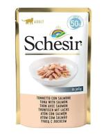 SCHESIR in jelly Tuna with salmon - nat kattenvoer - 50 g