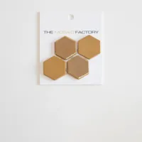 The Mosaic Factory Valencia Mozaiek Tegel Hexagon- Mosterd Glas Recycled 278x325 mm