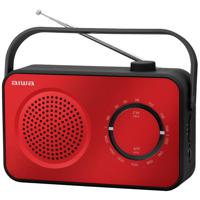 Aiwa R-190RD Transistorradio FM, Middengolf Rood - thumbnail