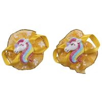 QHP Showbows Unicorn geel