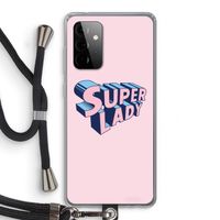 Superlady: Samsung Galaxy A72 5G Transparant Hoesje met koord