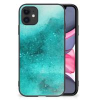 Kleurrijke Telefoonhoesje iPhone 11 Painting Blue