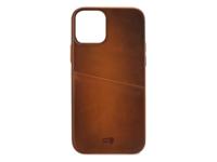 Senza Senza Desire Leather Cover with Card Slot Apple iPhone 13 Mini Burned Cognac