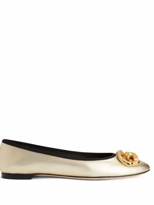 Giuseppe Zanotti ballerines Amur - Or
