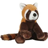 Ravensden rode panda knuffel - 23 cm - knuffeldieren - voor kinderen