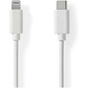 Lightning Kabel | USB 2.0 | Apple Lightning 8-Pins | USB-C© Male | 480 Mbps | Vernikkeld | 1.00 m