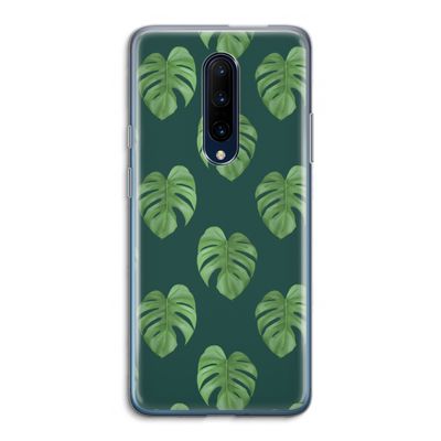 Monstera leaves: OnePlus 7 Pro Transparant Hoesje