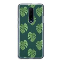 Monstera leaves: OnePlus 7 Pro Transparant Hoesje