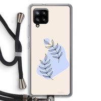 Leaf me if you can: Samsung Galaxy A42 5G Transparant Hoesje met koord