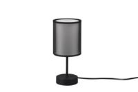 Trio NachtkastlampBurton Zwart met wit - 511400132