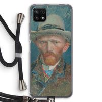 Van Gogh: Samsung Galaxy A22 5G Transparant Hoesje met koord