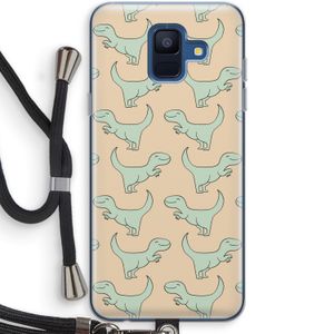Dinos: Samsung Galaxy A6 (2018) Transparant Hoesje met koord