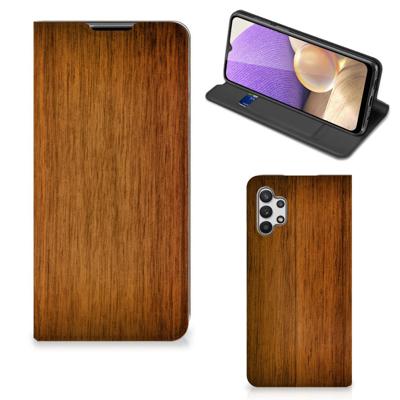 Samsung Galaxy A32 5G Book | Wallet Case | Donker Hout