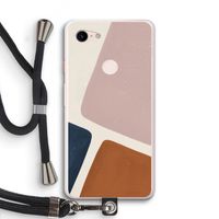 Geo #2: Pixel 3 XL Transparant Hoesje met koord