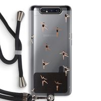 Dancing #1: Samsung Galaxy A80 Transparant Hoesje met koord