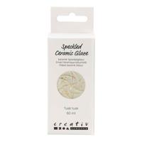 Creativ Company Gespikkeld keramiek glazuur 999-1060 c dekkend tusk tusk - 60ml