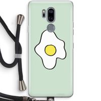 Spiegelei: LG G7 Thinq Transparant Hoesje met koord Spiegelei: LG G7 Thinq Transparant Hoesje met koord