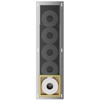 Xellanz Rocko Reserverolhouder - Inbouw - Geborsteld Messing