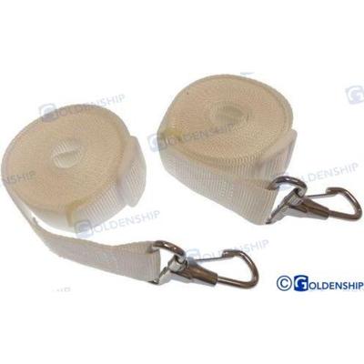 Accesorios para toldos GS72281 - CINCHA DE AJUSTE BLANCA (PACK 2