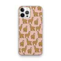 Alpacas: iPhone 12 Pro Max Transparant Hoesje