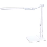 LED Bureaulamp - Aigi Marina - 9W - Aanpasbare Kleur - Dimbaar - Mat Wit