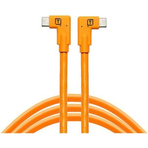 Tether Tools TetherPro USB-C right angle oranje 4,6m