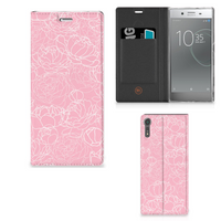 Sony Xperia XZ | XZs Smart Cover White Flowers - thumbnail